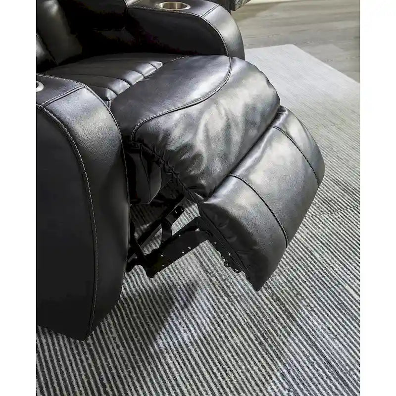 Signature Design by Ashley Caveman Den Divano Reclinabile Elettrico Midnight - 86 L x 42 P x 42 A