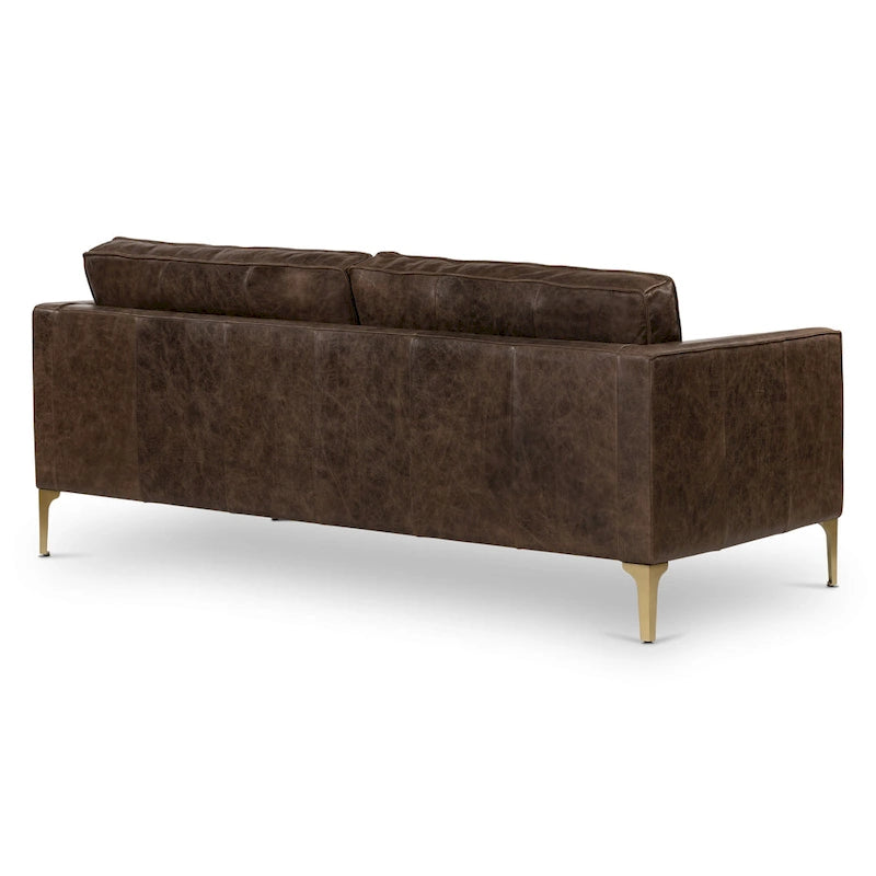 Poly & Bark Mateo 82.5 Sofa - Full Grain Genuine Italian Leather