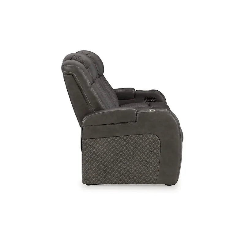 Signature Design by Ashley Fyne-Dyme Power Reclining Sofa - 85 W x 43 D x 43 H