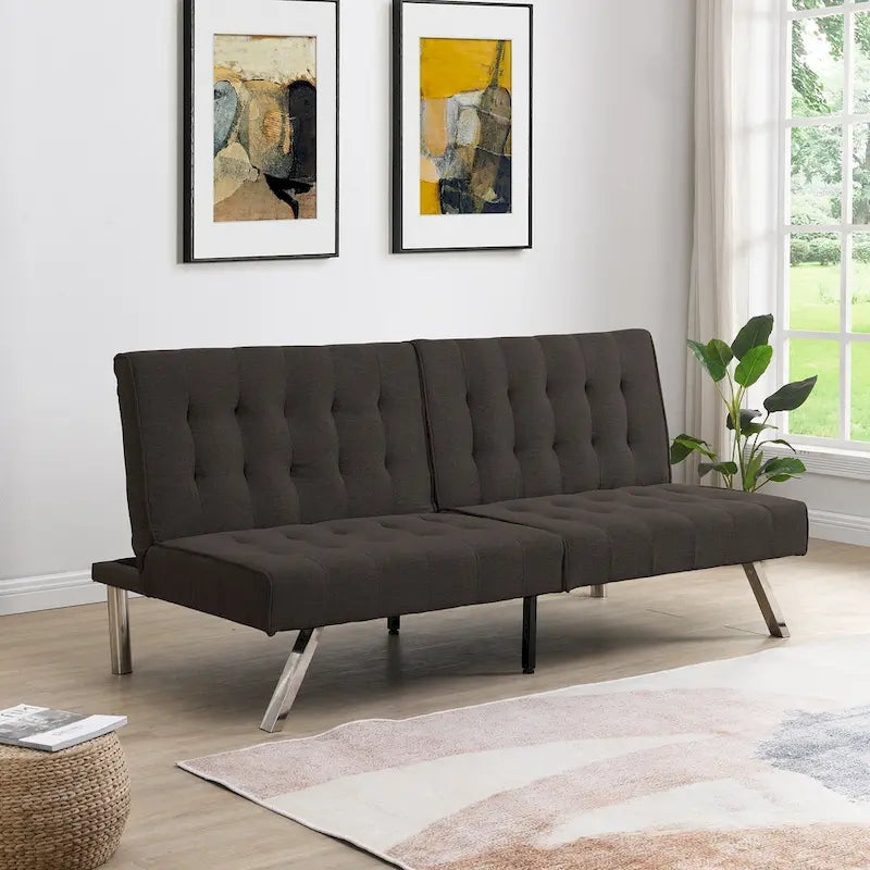 Divano Moderno in Tessuto Comodo Divano Letto per Appartamento, Soggiorno, Monolocale