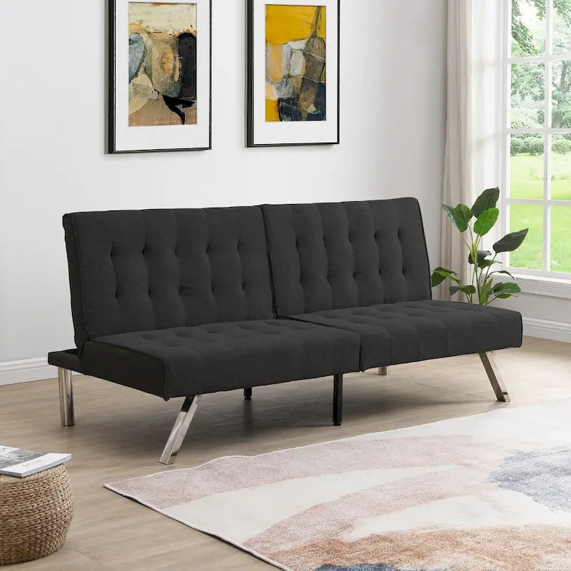 Divano Moderno in Tessuto Comodo Divano Letto per Appartamento, Soggiorno, Monolocale