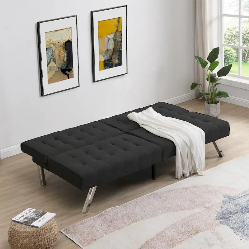 Divano Moderno in Tessuto Comodo Divano Letto per Appartamento, Soggiorno, Monolocale