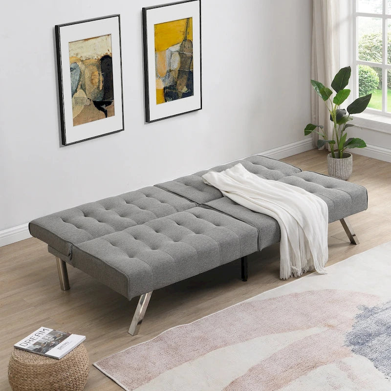 Divano Moderno in Tessuto Comodo Divano Letto per Appartamento, Soggiorno, Monolocale