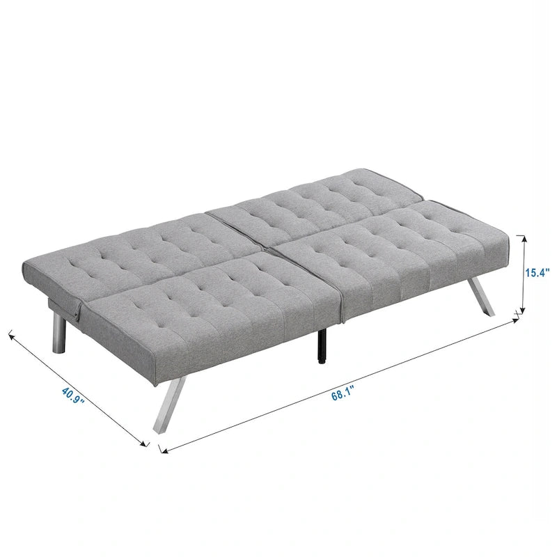 Divano Moderno in Tessuto Comodo Divano Letto per Appartamento, Soggiorno, Monolocale