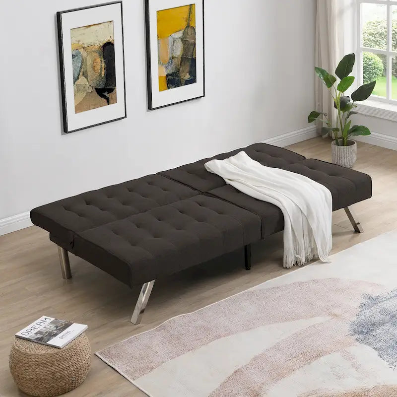 Divano Moderno in Tessuto Comodo Divano Letto per Appartamento, Soggiorno, Monolocale