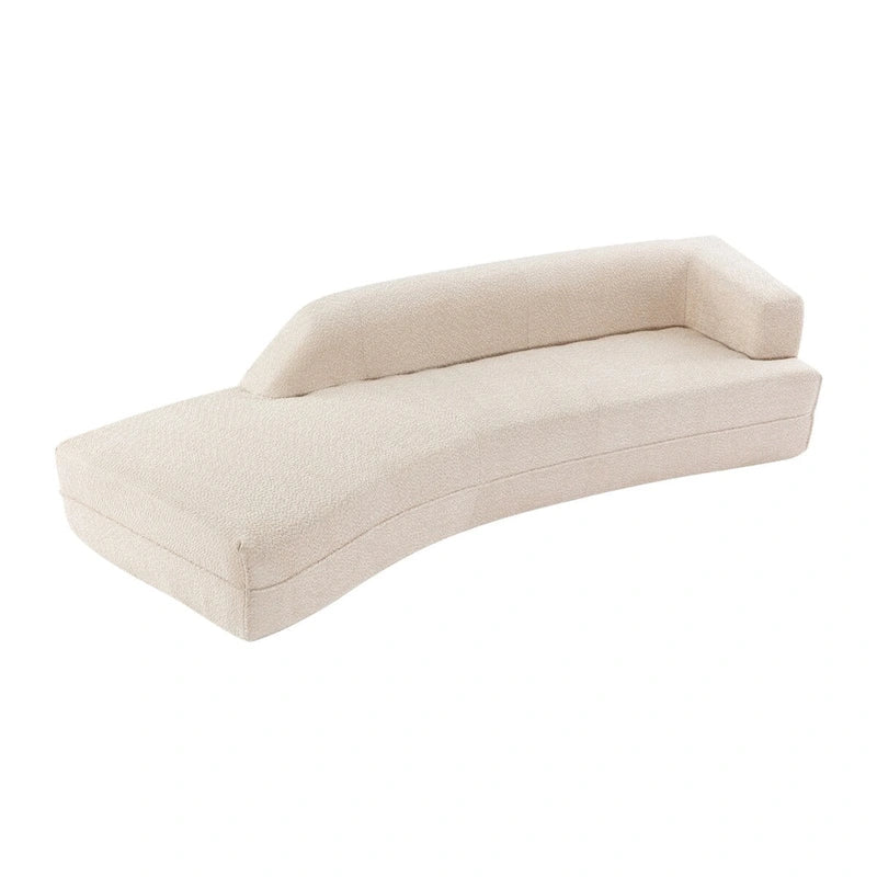 Curved Chaise Lounge Modern Indoor Sofa
