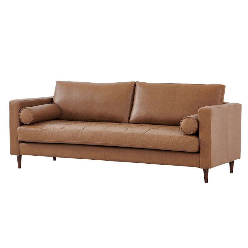 Modernes zeitgenössisches Öko-Ledersofa Alessandra