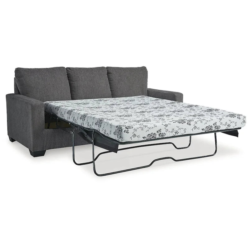 Divano letto Signature Design by Ashley Rannis color peltro - 85W x 40D x 39H