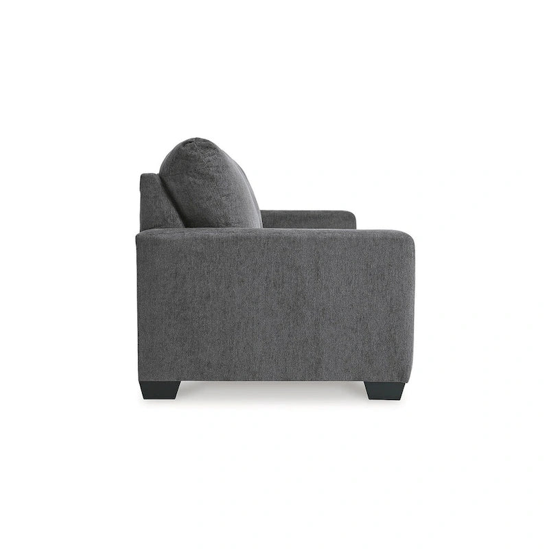 Divano letto Signature Design by Ashley Rannis color peltro - 85W x 40D x 39H