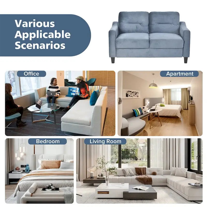 Comfortable Sofas with Wood Frame and Legs