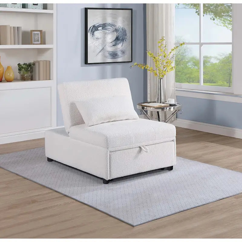 Poundex Convertible Sofa