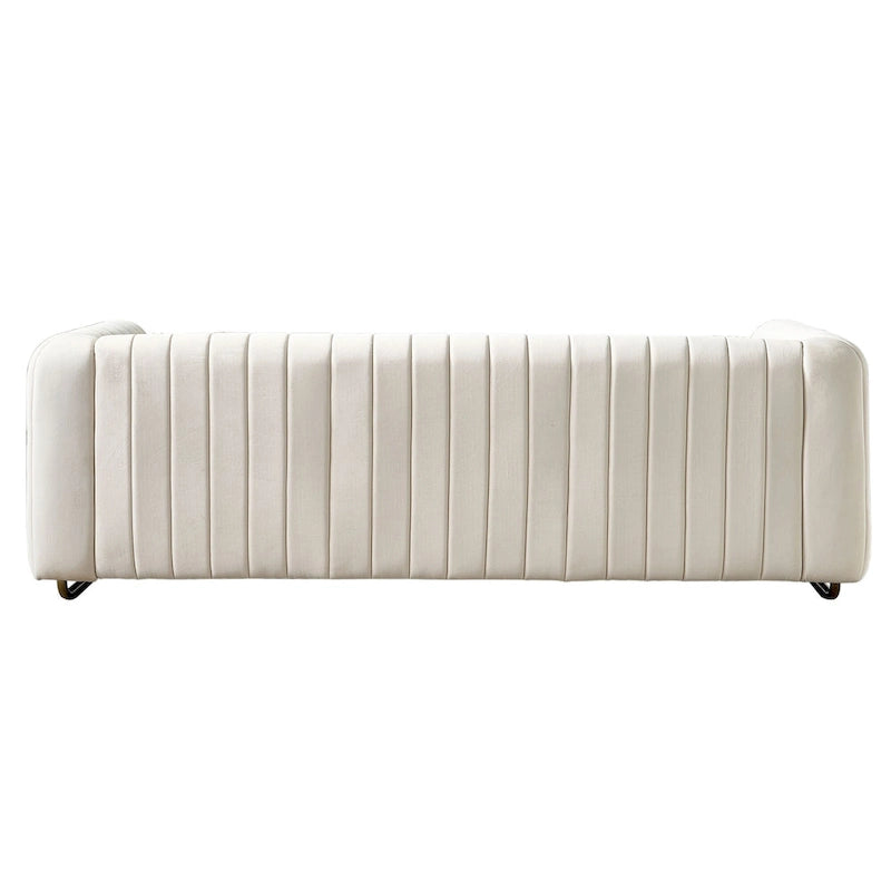 Contemporary Velvet Sofa Couch for Living Room