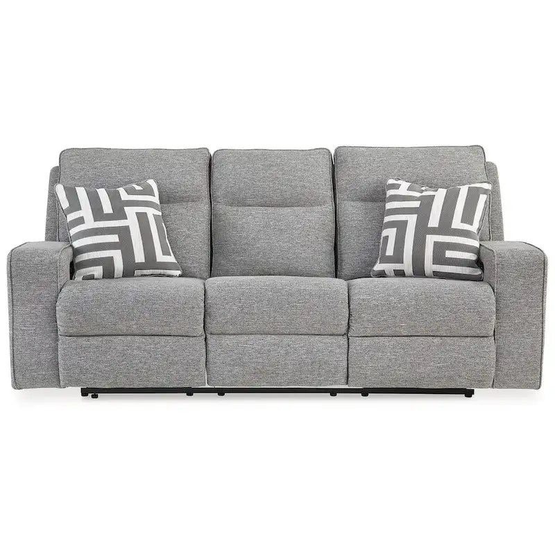Divano reclinabile elettrico Signature Design by Ashley Biscoe Pewter - 88 L x 43 P x 42 A