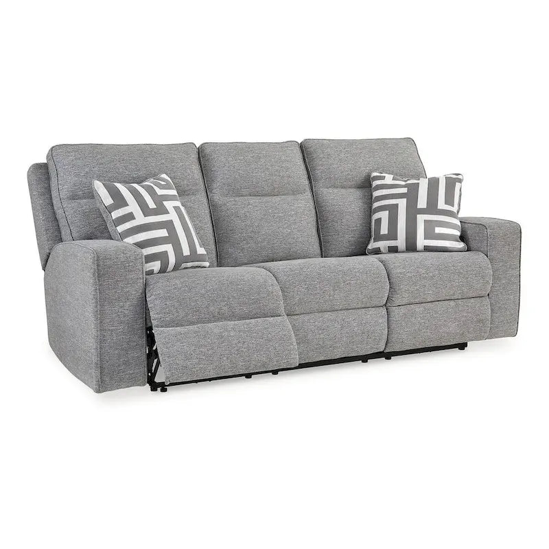 Divano reclinabile elettrico Signature Design by Ashley Biscoe Pewter - 88 L x 43 P x 42 A