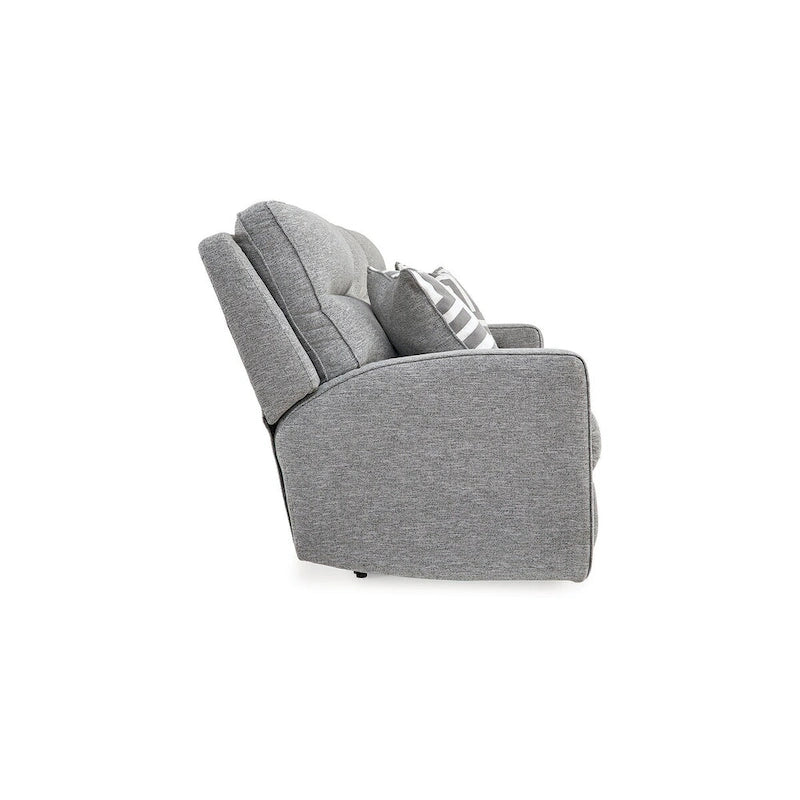 Divano reclinabile elettrico Signature Design by Ashley Biscoe Pewter - 88 L x 43 P x 42 A