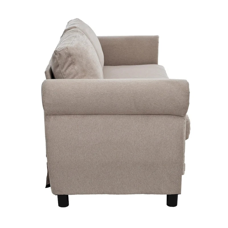Divano Letto 2 in 1 con Ampio Materasso in Memory Foam