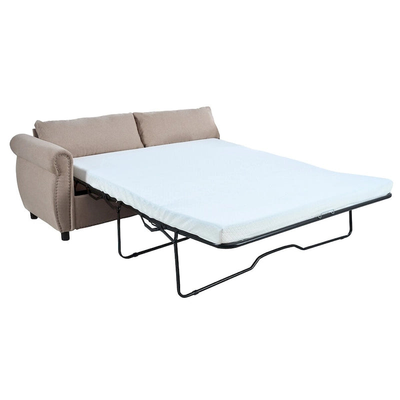 Divano Letto 2 in 1 con Ampio Materasso in Memory Foam