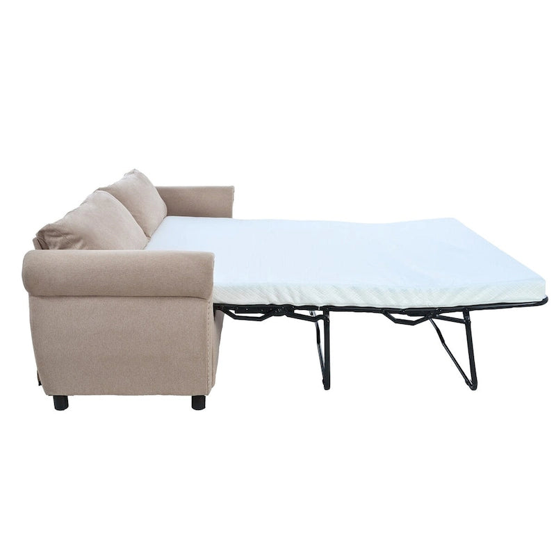 Divano Letto 2 in 1 con Ampio Materasso in Memory Foam