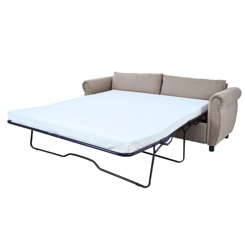 Divano Letto 2 in 1 con Ampio Materasso in Memory Foam