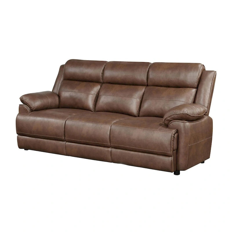 Divano con braccioli imbottiti Worthington marrone scuro