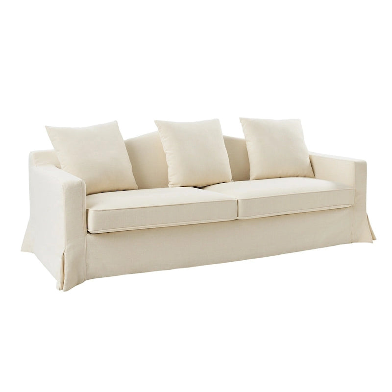 Divano Antonio Transitional 83.5 sfoderabile con schienale curvo di HULALA HOME