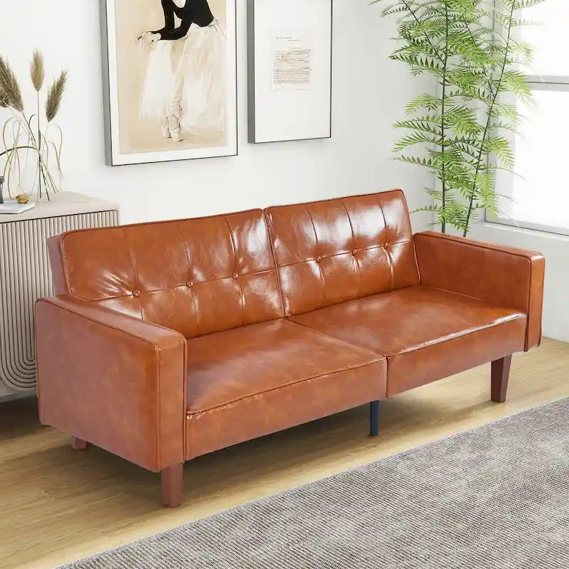 Καναπές-κρεβάτι futon από αφρώδες υλικό μνήμης, μετατρέψιμος καναπές-κρεβάτι για το σαλόνι - 68.11*30.11*28.74
