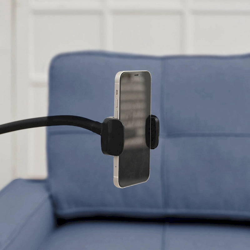 Divano Letto in Lino con Letto Estraibile, Spazio Extra per Riporre Oggetti, Porta Telefono e Caricatore USB