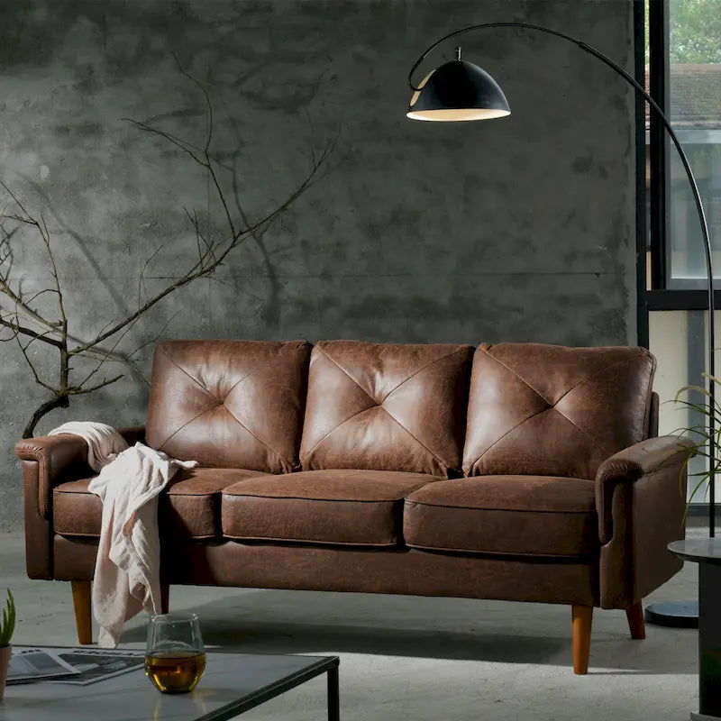 Divano da Interno con Gambe in Legno OVIOS Rive Design
