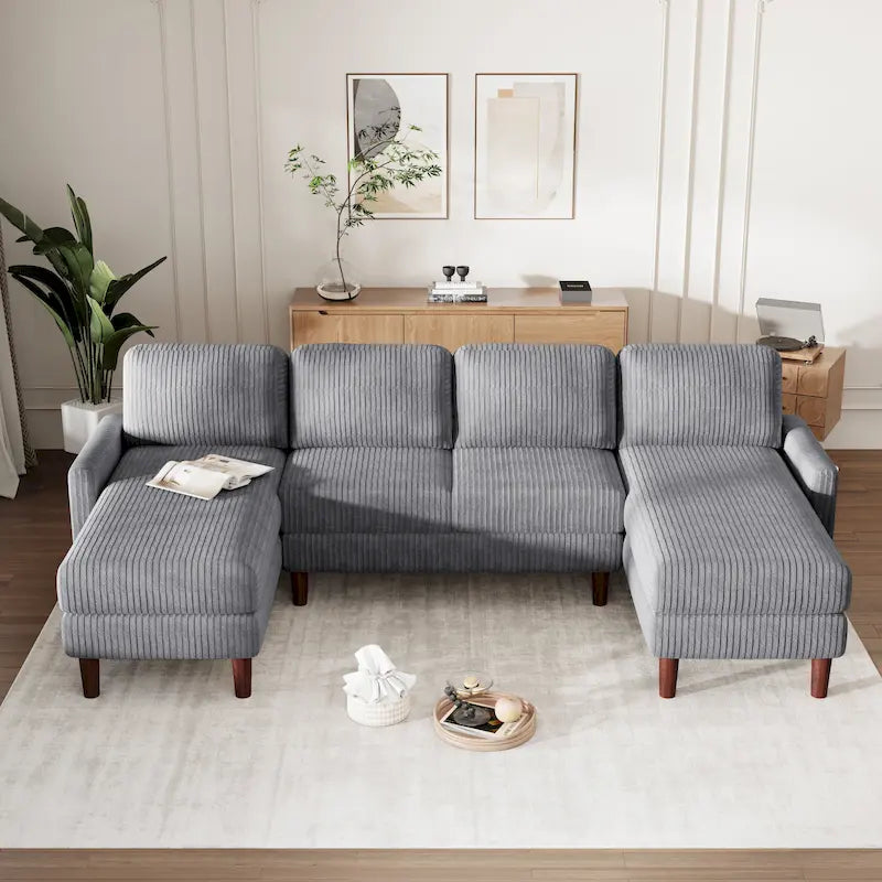 103W U-förmiges Sofa-Kissenset,